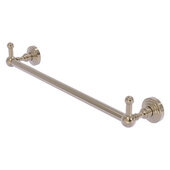  Waverly Place Collection 18'' Towel Bar with Integrated Peg Hooks in Antique Pewter, 20-1/4'' W x 3-13/16'' D x 3-5/16'' H
