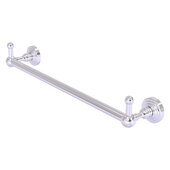  Waverly Place Collection 18'' Towel Bar with Integrated Peg Hooks in Satin Chrome, 20-1/4'' W x 3-13/16'' D x 3-5/16'' H