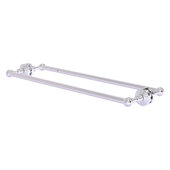  Waverly Place Collection 24'' Back to Back Shower Door Towel Bar in Polished Chrome, 26-5/8'' W x 7-13/16'' D x 2-5/16'' H