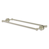  Waverly Place Collection 24'' Back to Back Shower Door Towel Bar in Polished Nickel, 26-5/8'' W x 7-13/16'' D x 2-5/16'' H