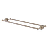  Waverly Place Collection 30'' Back to Back Shower Door Towel Bar in Antique Pewter, 32-5/16'' W x 7-13/16'' D x 2-5/16'' H