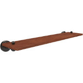  Waverly Place Collection 22 Inch Solid IPE Ironwood Shelf, Oil Rubbed Bronze