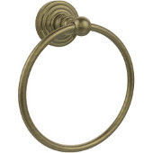  Waverly Place Collection 6'' Towel Ring, Premium Finish, Antique Brass