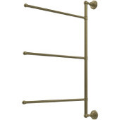  Waverly Place Collection 3 Swing Arm Vertical 28 Inch Towel Bar, Antique Brass