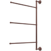  Waverly Place Collection 3 Swing Arm Vertical 28 Inch Towel Bar, Antique Copper