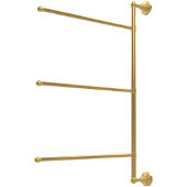  Waverly Place Collection 3 Swing Arm Vertical 28 Inch Towel Bar, Unlacquered Brass