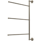  Waverly Place Collection 3 Swing Arm Vertical 28 Inch Towel Bar, Antique Pewter