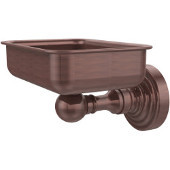  Waverly Place Collection Soap Dish with Glass Liner, Premium Finish, Antique Copper