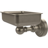  Waverly Place Collection Soap Dish with Glass Liner, Premium Finish, Antique Pewter
