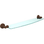  Waverly Place Collection 24'' Glass Shelf, Premium Finish, Rustic Bronze