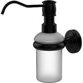  Waverly Place Collection Wall Mounted Soap Dispenser, Matte Black