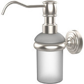  Waverly Place Collection Wall Mounted Soap Dispenser, Premium Finish, Satin Nickel