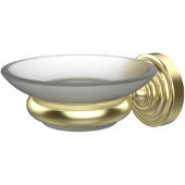  Waverly Place Collection Wall Mounted Soap Dish, Premium Finish, Satin Brass