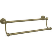  Waverly Place Collection 18'' W Double Towel Bar, Premium Finish, Antique Brass
