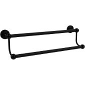  Waverly Place Collection 18 Inch Double Towel Bar, Matte Black