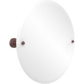  Round Tilt Mirror w/ beveled edge, Waverly Place, 22'' dia., Premium, Antique Copper