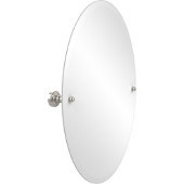  Oval Tilt Mirror, Waverly Place, 21''W x 29''H, Premium, Polished Nickel