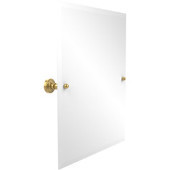  Rectangular Tilt Mirror, Waverly Place, 21''W x 26''H, Standard, Polished Brass