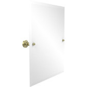 Rectangular Tilt Mirror, Waverly Place, 21''W x 26''H, Premium, Satin Brass