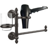  Waverly Place Collection Hair Dryer Holder and Organizer, Oil Rubbed Bronze