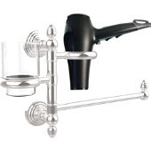  Waverly Place Collection Hair Dryer Holder and Organizer, Polished Chrome