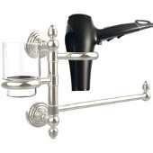  Waverly Place Collection Hair Dryer Holder and Organizer, Polished Nickel