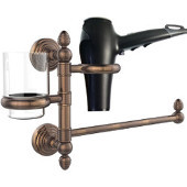  Waverly Place Collection Hair Dryer Holder and Organizer, Venetian Bronze