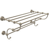  Waverly Place Collection 36 Inch Train Rack Towel Shelf, Antique Pewter