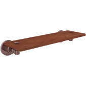  Washington Square Collection 16 Inch Solid IPE Ironwood Shelf, Antique Copper