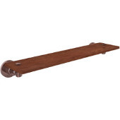  Washington Square Collection 22 Inch Solid IPE Ironwood Shelf, Antique Copper