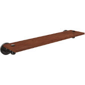  Washington Square Collection 22 Inch Solid IPE Ironwood Shelf, Oil Rubbed Bronze