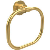  Washington Square Collection Towel Ring, Standard Finish, Polished Brass