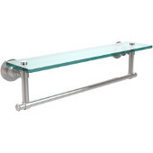  Washington Square Collection 22'' Glass Shelf w/Towel Bar, Standard Finish, Polished Chrome