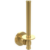  Washington Square Collection Upright Toilet Tissue Holder, Unlacquered Brass