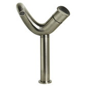  Tall Wave Brushed Nickel Single Lever Bathroom Faucet, Height: 11-1/2'' H, Spout Height: 10-1/4'' H, Spout Reach: 5-3/4'' D