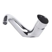 Wave Polished Chrome Single Lever Bathroom Faucet, Height: 3-3/4'' H, Spout Height: 1-3/8'' H