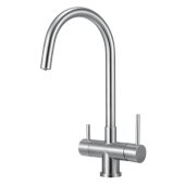  Brushed Stainless Steel Kitchen Faucet/Drinking Water, 16'' H