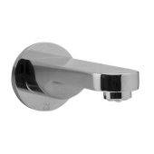  Polished Chrome Wall Mounted Tub Filler, Bathroom Spout Reach: 6'' D x 2-1/2'' Diameter