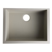  Biscuit 24'' Undermount Single Bowl Granite Composite Kitchen Sink, 23-5/8'' W x 16-7/8'' D x 8-1/4'' H