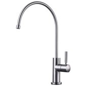  Solid Brushed Stainless Steel Drinking Water Dispenser, Faucet Height: 12-3/8'' H,Spout Height: 8-1/2'' H, Spout Reach: 7-1/2'' D