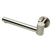 ALFI brand Round Foldable Tub Spout in Brushed Nickel, 2-3/8'' Diameter x 9-3/4'' D x 2-3/8'' H