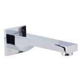  Polished Chrome Wall Mounted Tub Filler, Bathroom Spout, 6-3/8'' D, 2-3/8'' W x 2-3/8'' D x 2-3/8'' H