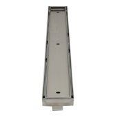 ALFI brand 32'' Modern Linear Shower Drain  without Cover in Stainless Steel, 32'' W x 3'' D x 3-1/8'' H