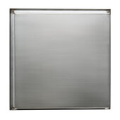 ALFI brand 12'' x 12'' Square Single Shelf Bath Shower Niche in Polished Stainless Steel, 12'' W x 4'' D x 12'' H