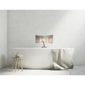 ALFI brand 24'' x 12'' Horizontal Single Shelf Bath Shower Niche in Brushed Stainless Steel, 24'' W x 4'' D x 12'' H
