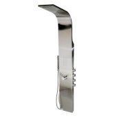 ALFI brand Shower Panel with 2 Body Sprays in Brushed Stainless Steel, 7-7/8'' W x 17-3/4'' D x 63'' H