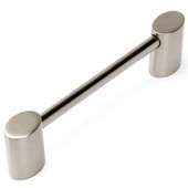  Contemporary III 4-7/8'' W Cabinet Pull with Oval Ends Satin Nickel 4-7/8'' Width x 1-3/16'' D x  1/4'' H