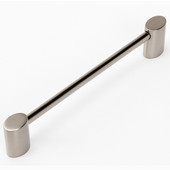  Contemporary III 6-7/8'' W Cabinet Pull with Oval Ends Satin Nickel 6-7/8'' Width x 1-3/8'' D x  5/16'' H