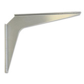  Imported Aluminum ADA Support Bracket, 2 Gauge, 18'' D x 24'' H, Sold As Pair