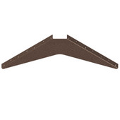  Imported ADA Workstation Support Standard Steel Bracket 24'' D x 24'' H in Copper, Sold As 6-Piece